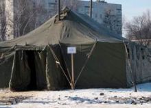 Палатка брезентовая двадцатиместная. Палатка УСБ-56.